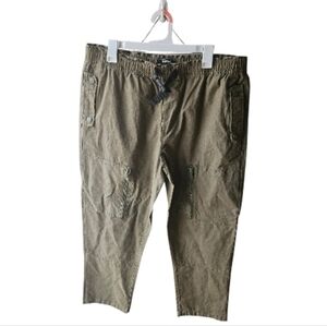 Forever 21 Cargo Olive Green Pants Men's Size XXL Utility Streetwear